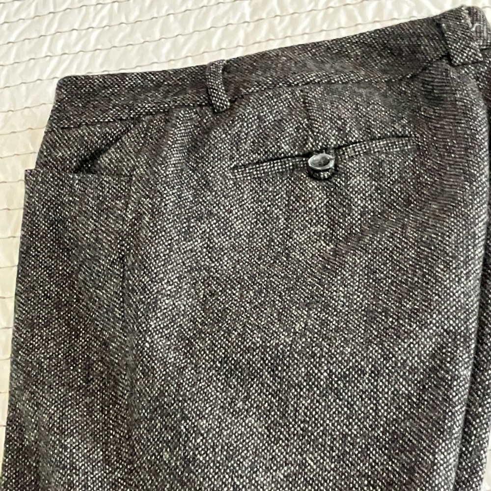 Stylish Gray Tweed Pants